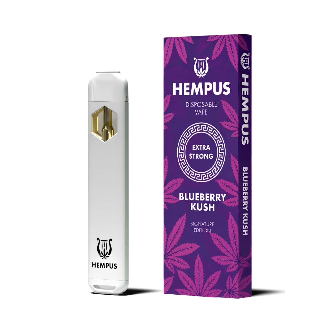 Hempus - Blueberry Kush Disposable Vape Box & Pen