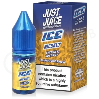 Just Juice - Superior E-Liquids / Ice - Ice Citron & Coconut