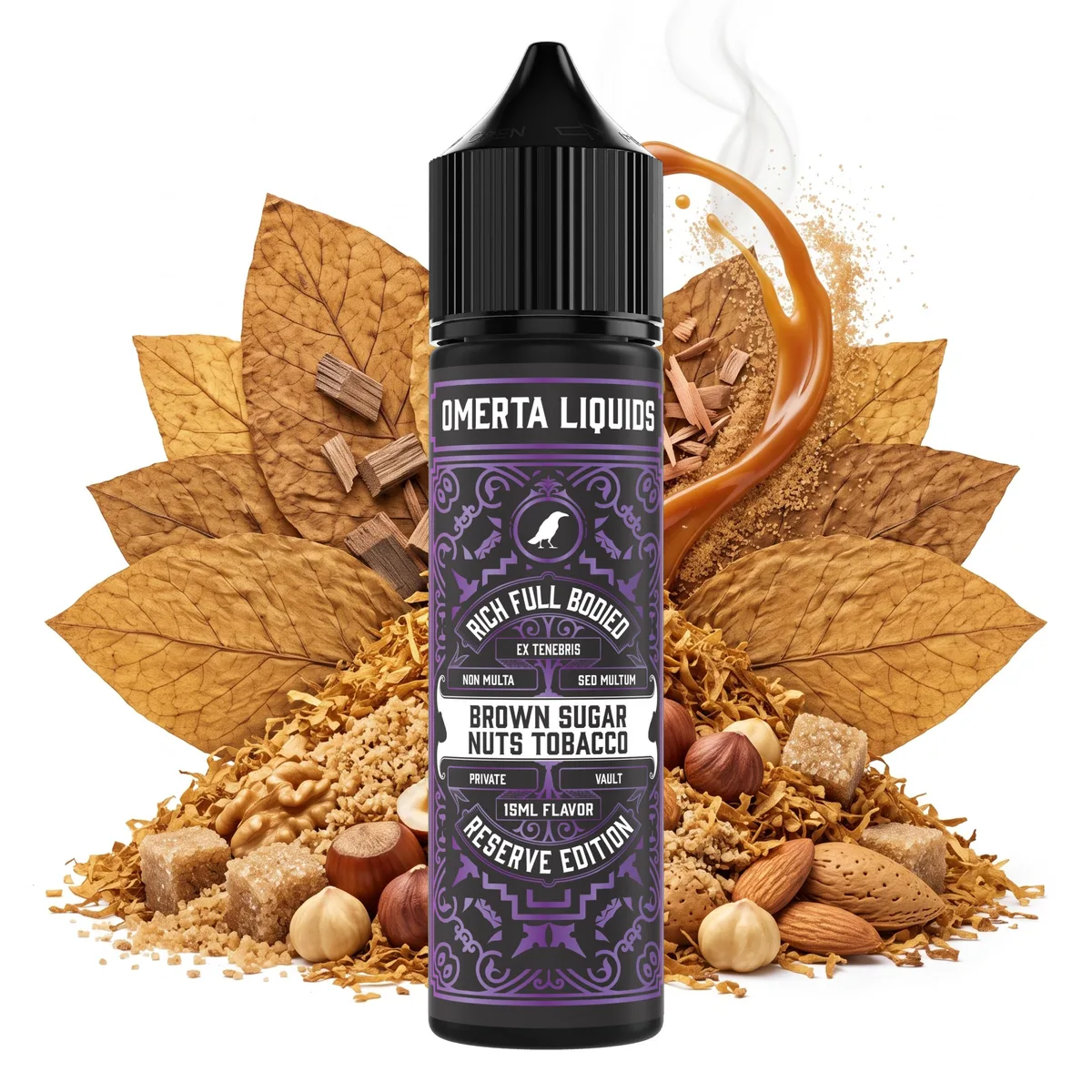 Omerta Liquids - Reserve - Brown Sugar Nuts Tobacco