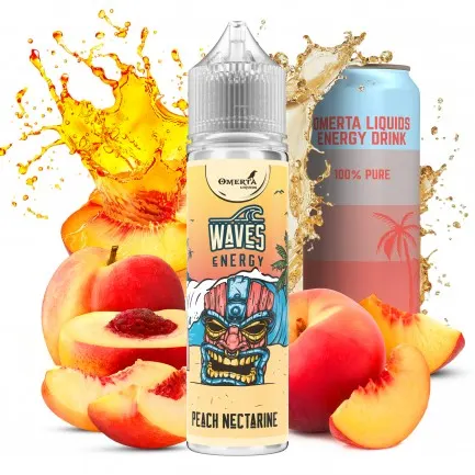 Omerta Liquids - Waves Energy - Peach Nectarine