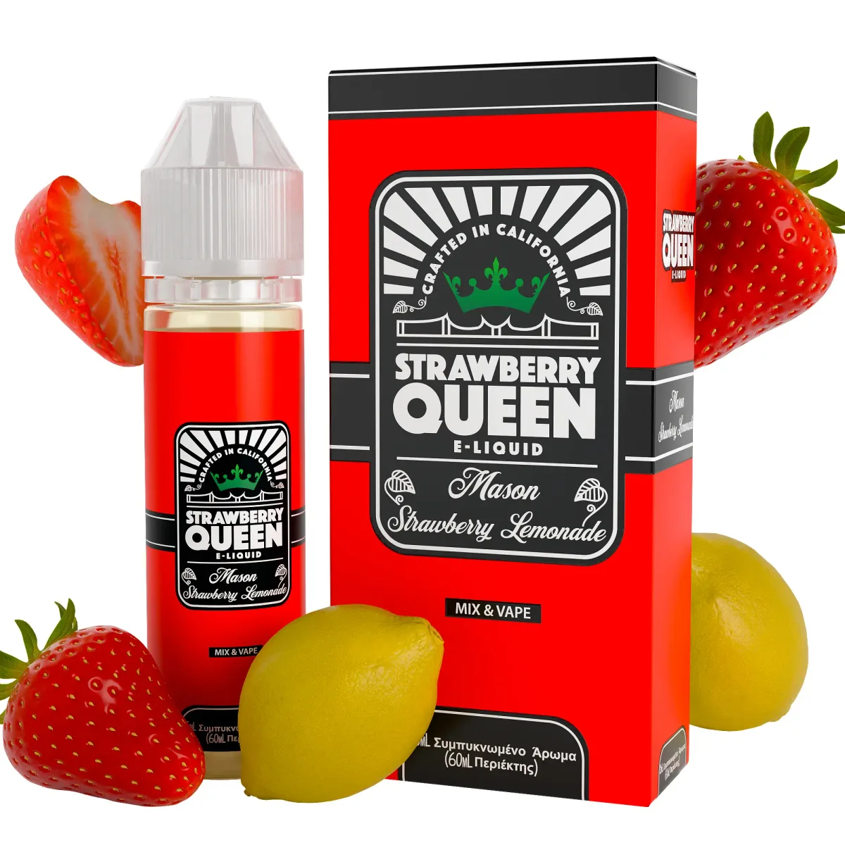 Strawberry Queen - E-Liquid - Mason Strawberry Lemonade
